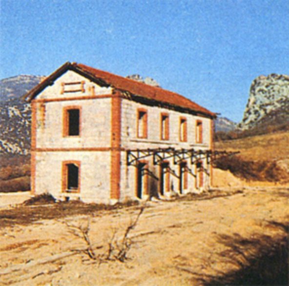 Estación de Irurtzun en los 80