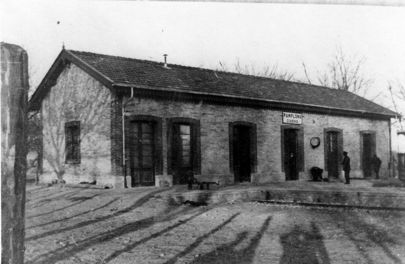 Estación vieja de Pamplona ciudad